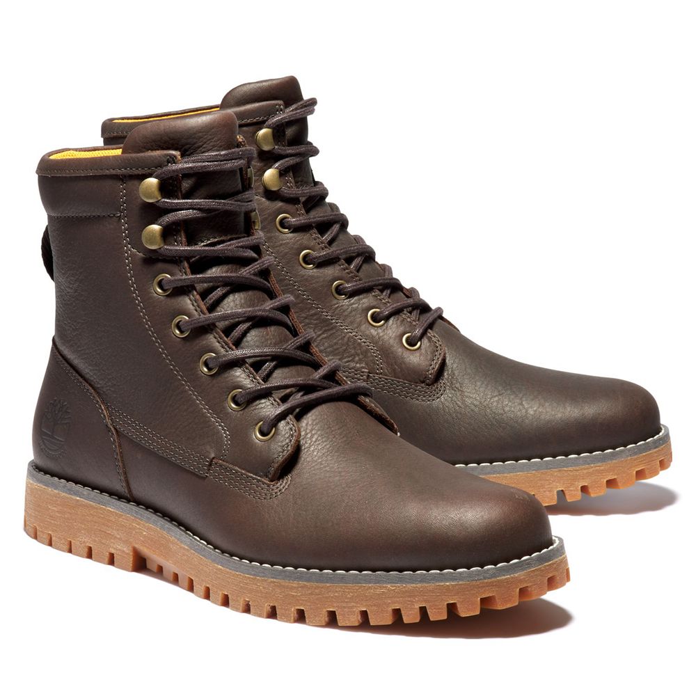 Timberland Μποτες Χιονιού Ανδρικα Βαθυ Καφε - Jackson\'s Landing Waterproof - Greece 6912530-CZ